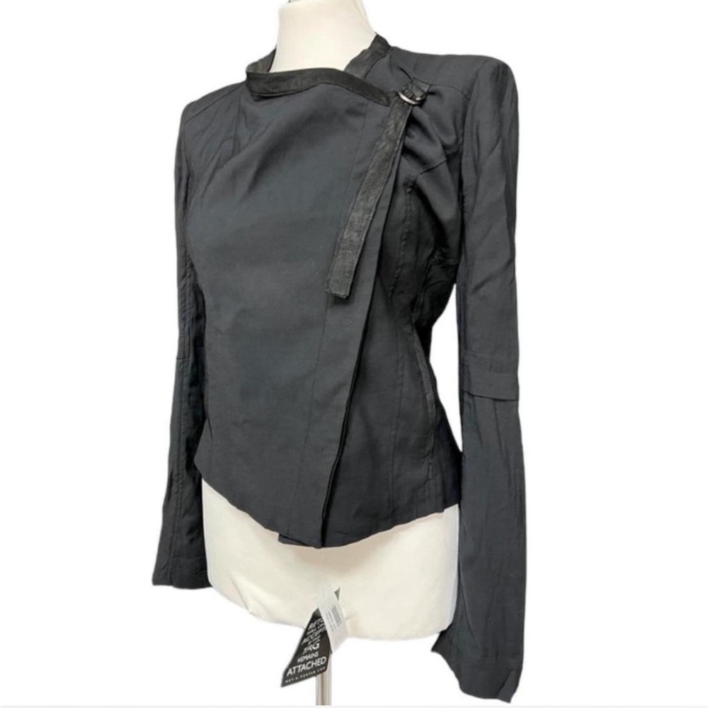 Helmut Lang asymmetrical blazer jacket